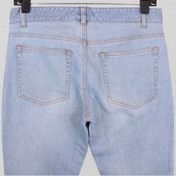 THEORY Blondie B Jeans Low Rise in Light Wash Women's Size 4 - Picture 10 of 12